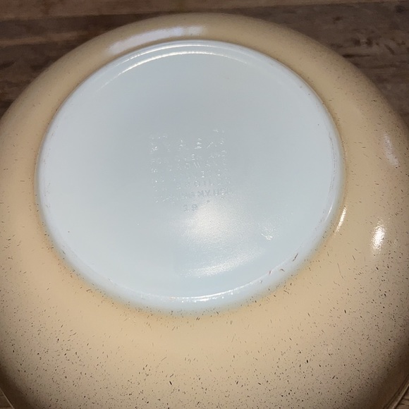 Pyrex Brown Stripe 404 Large Mixing Bowl Speckled Excellent Vintage Condition - Picture 5 of 7